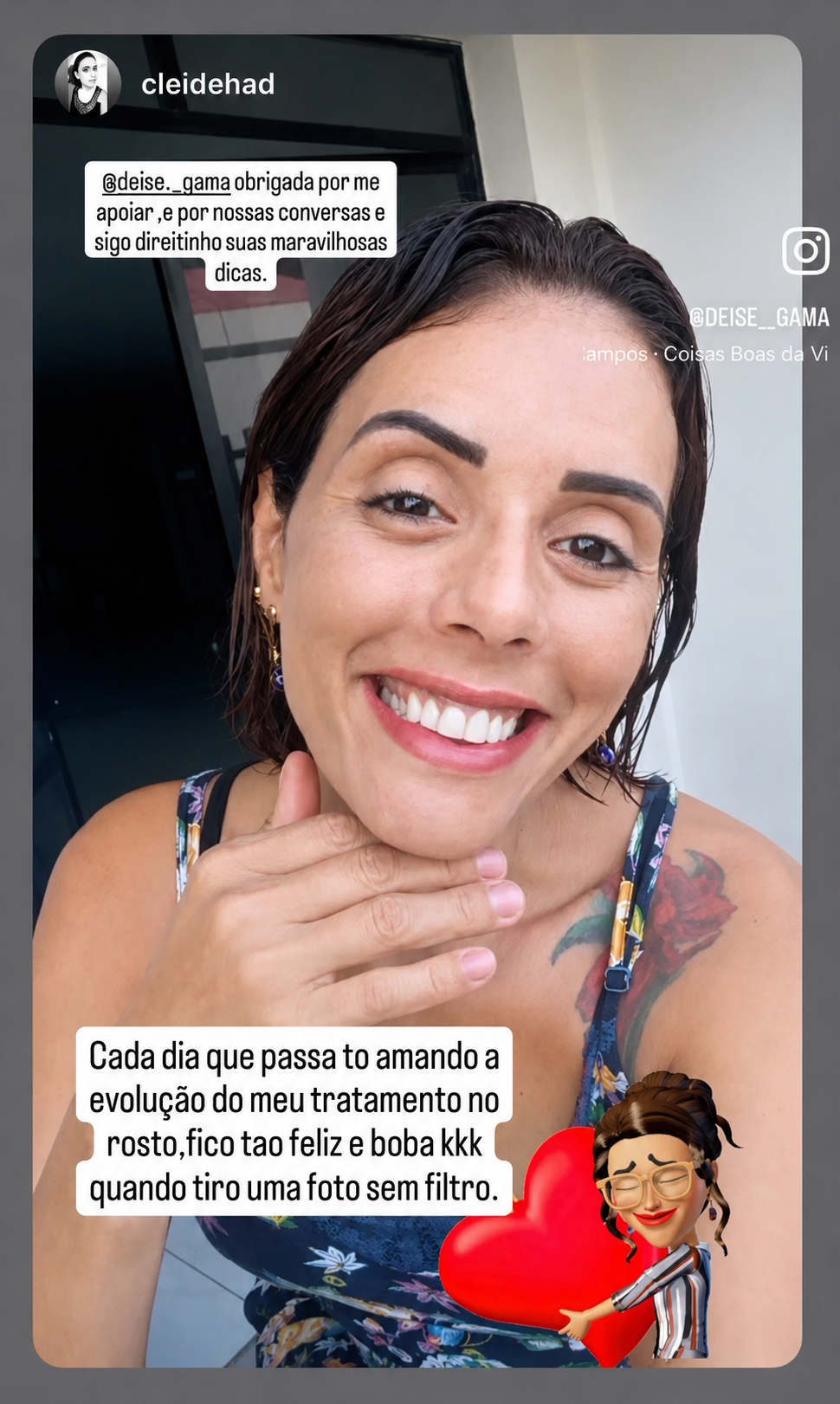 Registro real enviado por cliente da Deise Gama